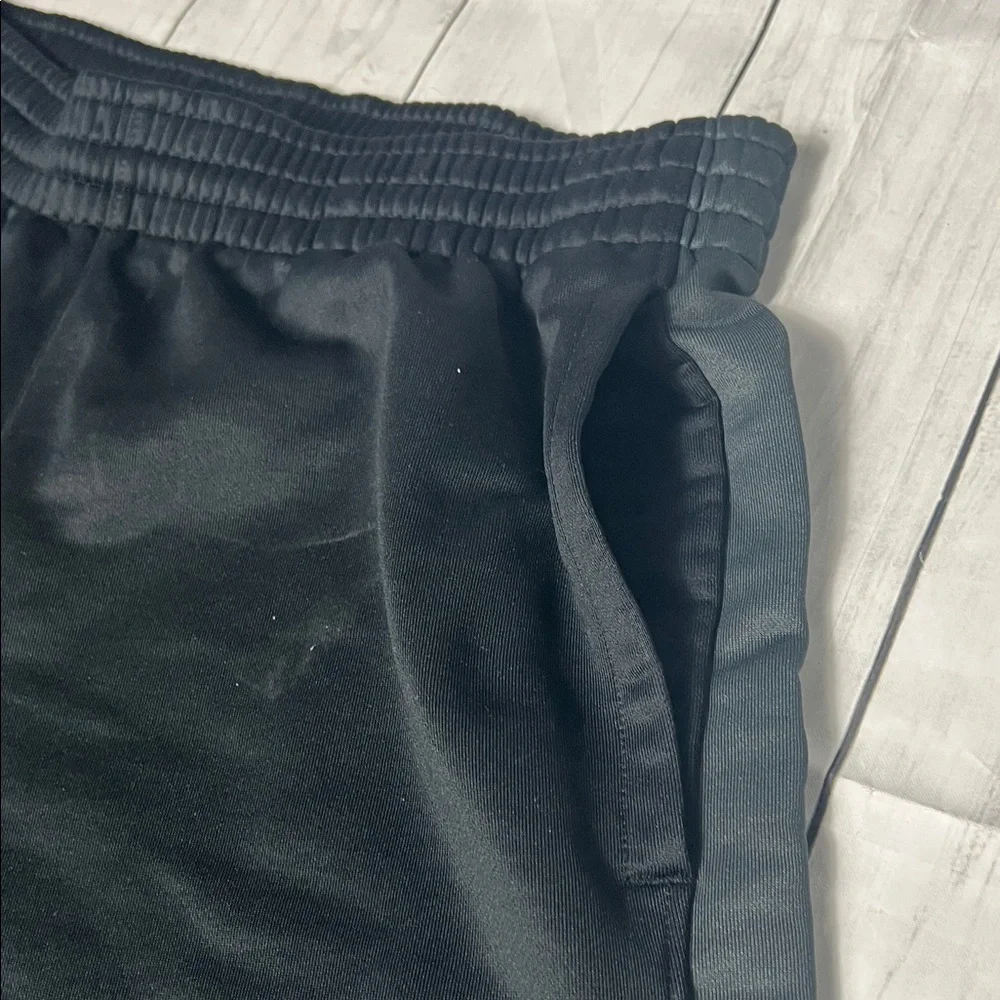 Nike Dri-FIT Black Athletic joggers with white Logo - Size M